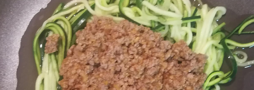 Koolhydraatarme Spaghetti Bolognese – Zoölogische uitvoering