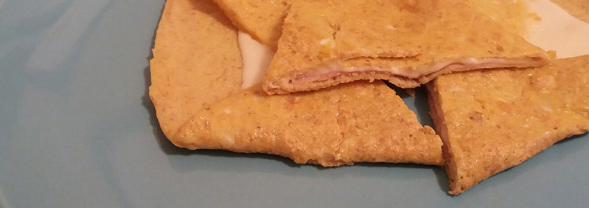 Hartige pannenkoeken met kaas en ham